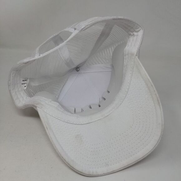 The Plymouth South Beach Snapback Trucker Hat White One Size Mesh Back - Picture 6 of 8